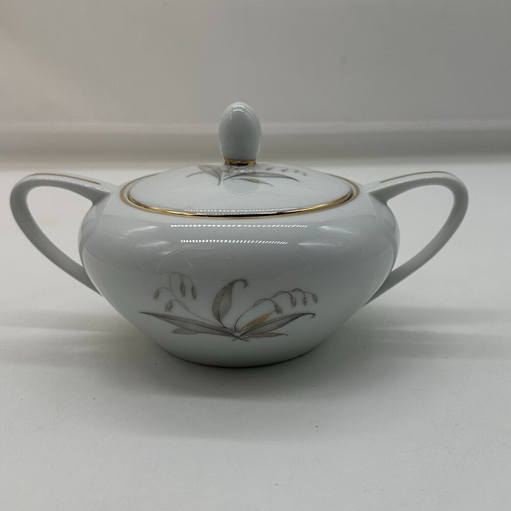 Vintage Sugar Bowl With LID Kaysons Fine China "Golden Rhapsody" 1961